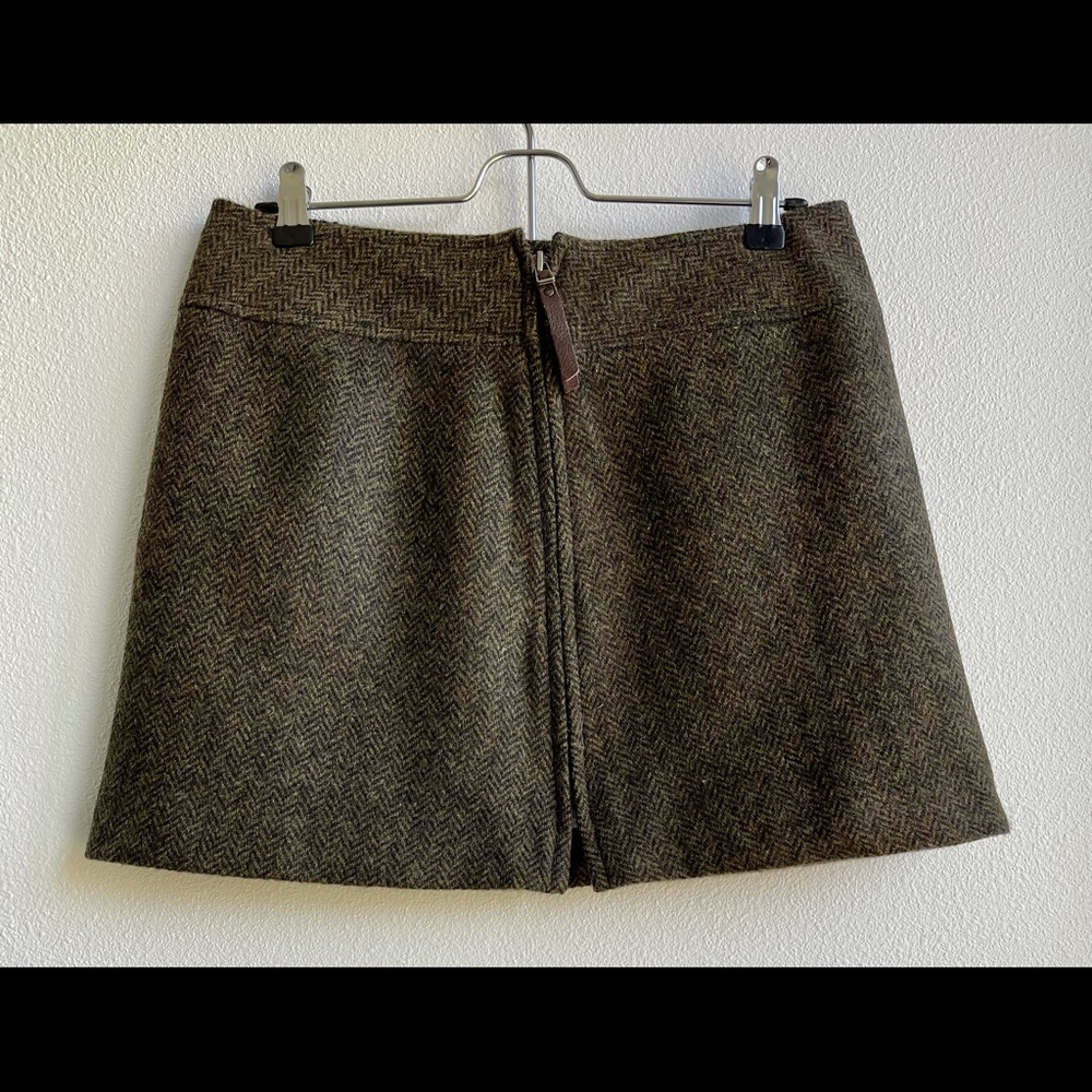 Women’s 100% Wool A-Line Mini Skirt Size European 40 = M = 6 *Vintage*